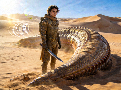 电影《沙丘2》沙漠场景剧照